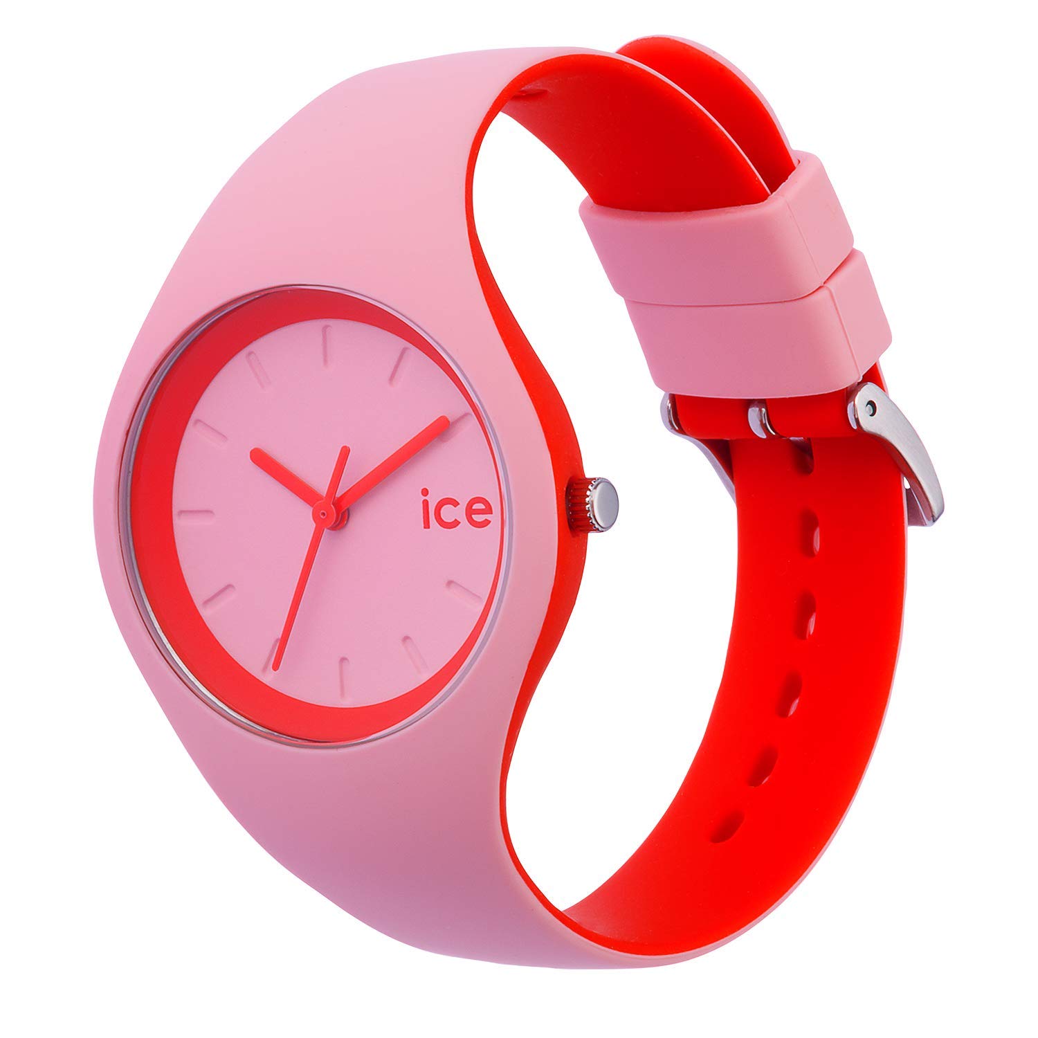Ice-Watch - ICE duo Pink Red - Women's wristwatch with silicon strap - 001491 (Small), Multicolour/Pink - Image 3