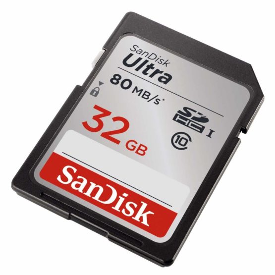SanDisk SDSDUNC-032G-GN6IN Ultra SDHC Memory Card Up to 80 MB/s, Class 10, U1, 32 GB, Black/Grey - Image 2