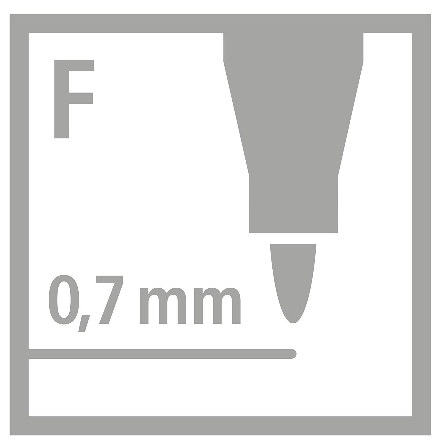 STABILO OHPen universal - Pen for Overhead Projection - Soluble Fine (F) - Pack of 10 - Black, 1 count (Pack of 10) - Image 4