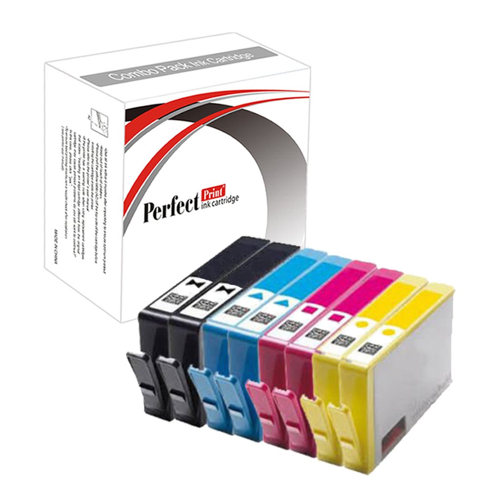 PerfectPrint Compatible Ink Cartridge Replacement for HP 6000 6500 6500A 7000 7500A E609a E609n E709n E709q 920 XL (Black/Cyan/Magenta/Yellow