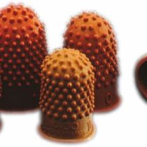 Rexel Size 3 - 27mm Thimblettes (Pack of 10), Orange