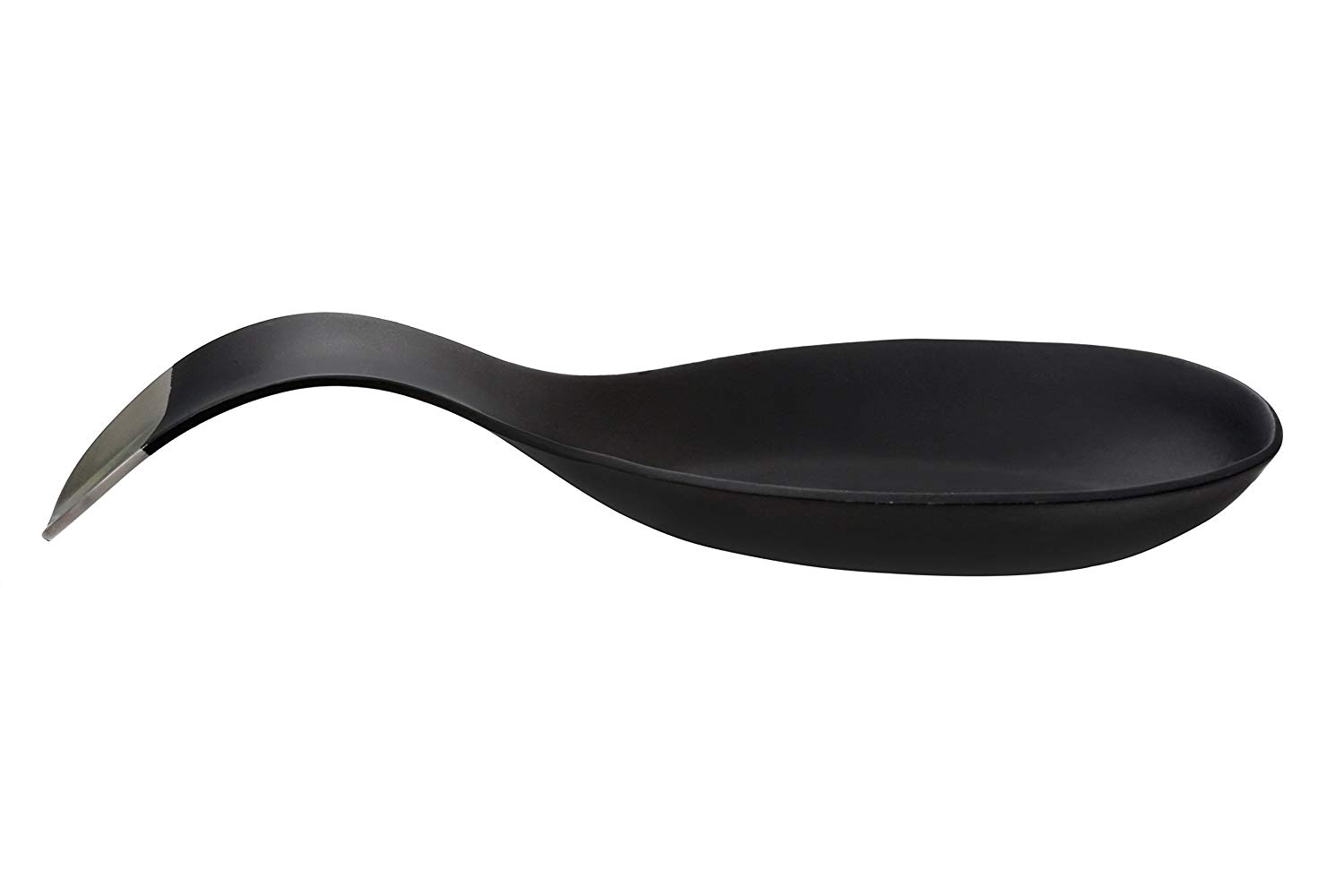 Premier Housewares 508834 Spoon Rest - Black H4 x W18 x D20cm, Black Matt, 7.3cm x 19.4cm x 2cm - Image 3