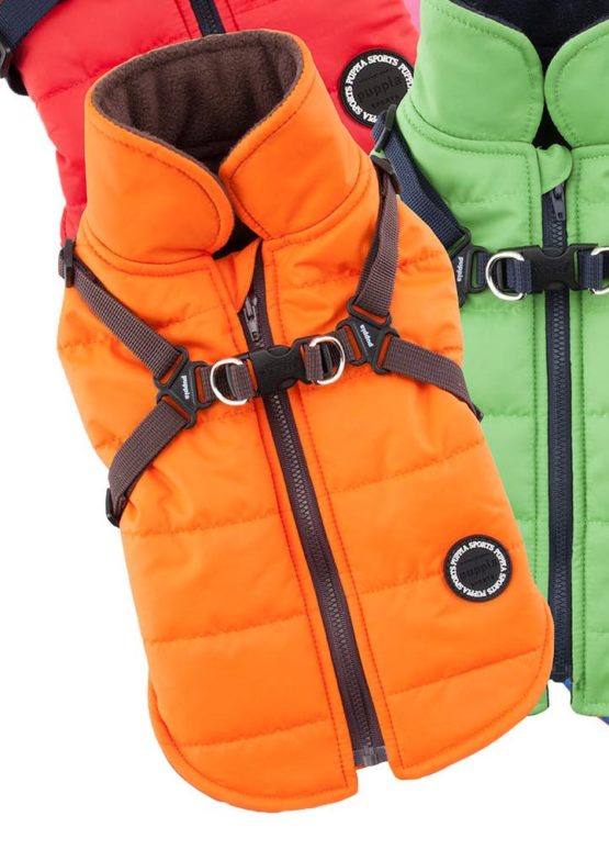 Puppia Mountaineer II Winter Vest, Large, Orange - Image 3