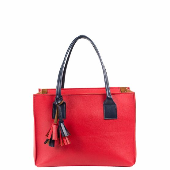 Sara Revert Julieta Messenger Bag, 29 cm, Red (Rojo) - Image 3