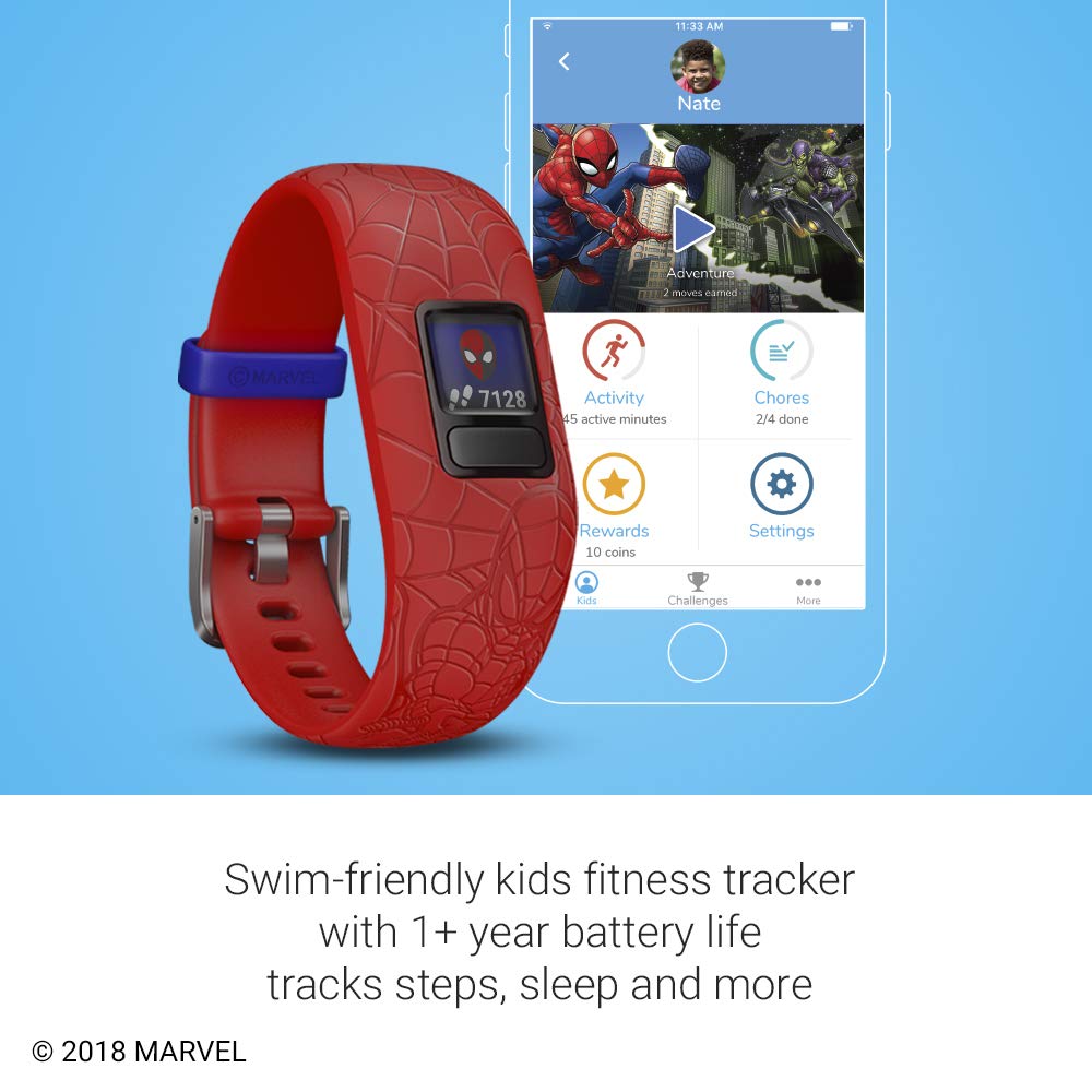 Fitness Tracker Kids Spiderman Smart Watch Unlock Adventure With