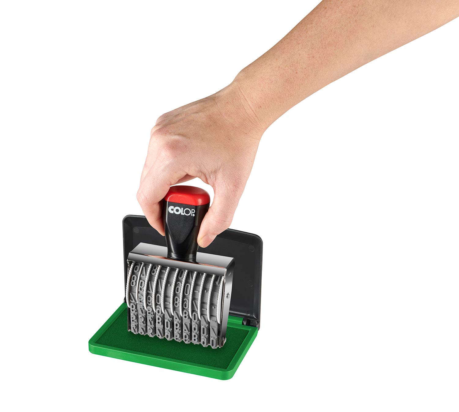 COLOP Micro 2 Green Rubber Stamp Ink Pad. Measures 110x70mm. Best Ink Pad for Home Office, and Crafting Use. Water-Based - Image 4