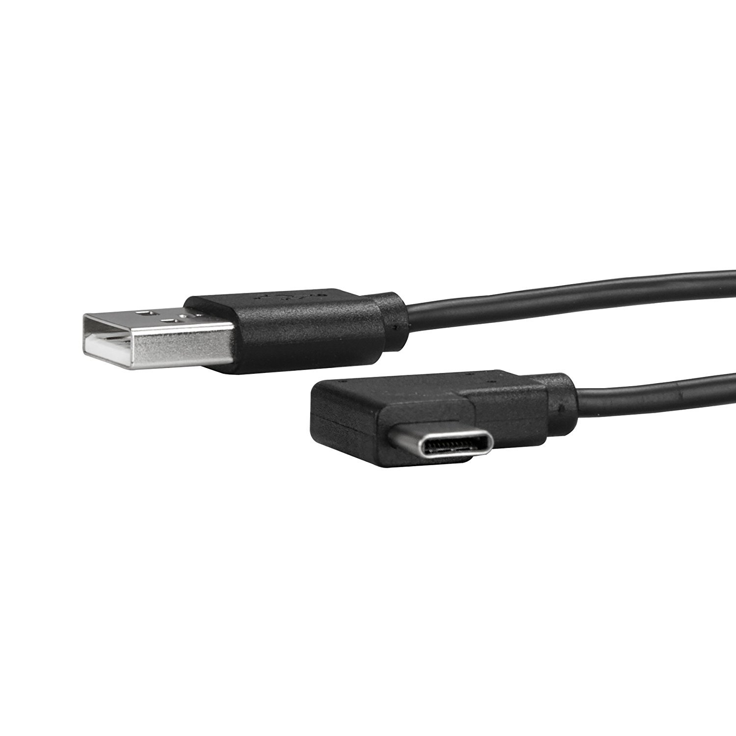 StarTech.com USB to USB C Cable, 1m / 3 ft, Right Angle USB Cable, USB A to USB C Cable, USB 2.0 Cable