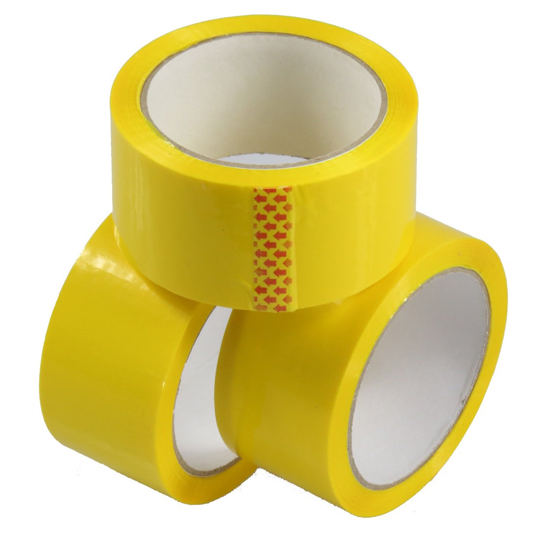 Triplast 48 mm x 66 m Low Noise Packing Parcel Tape - Yellow (Pack of 36)