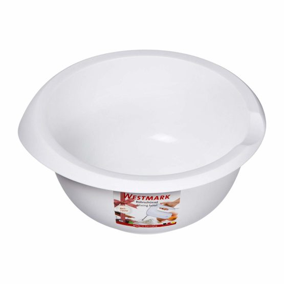 Westmark Mixing/Baking Bowl, 3.5 L, with Spout, Plastic, White, 3154227W - Image 2