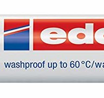 edding 4500 Textile Marker - Yellow - 1 Pen - Round Nib 2-3 mm - Permanent Fabric Markers for Drawing on Textiles, Wash-Resistant Up To 60 °C - Marker Pens for Fabric Lettering