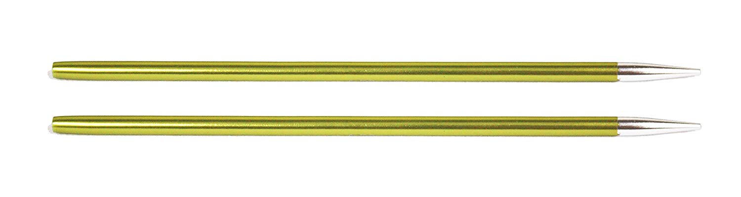 KnitPro Zing Interchangeable Circular Needles 5" (13cm), Chrysolite, 3.50mm