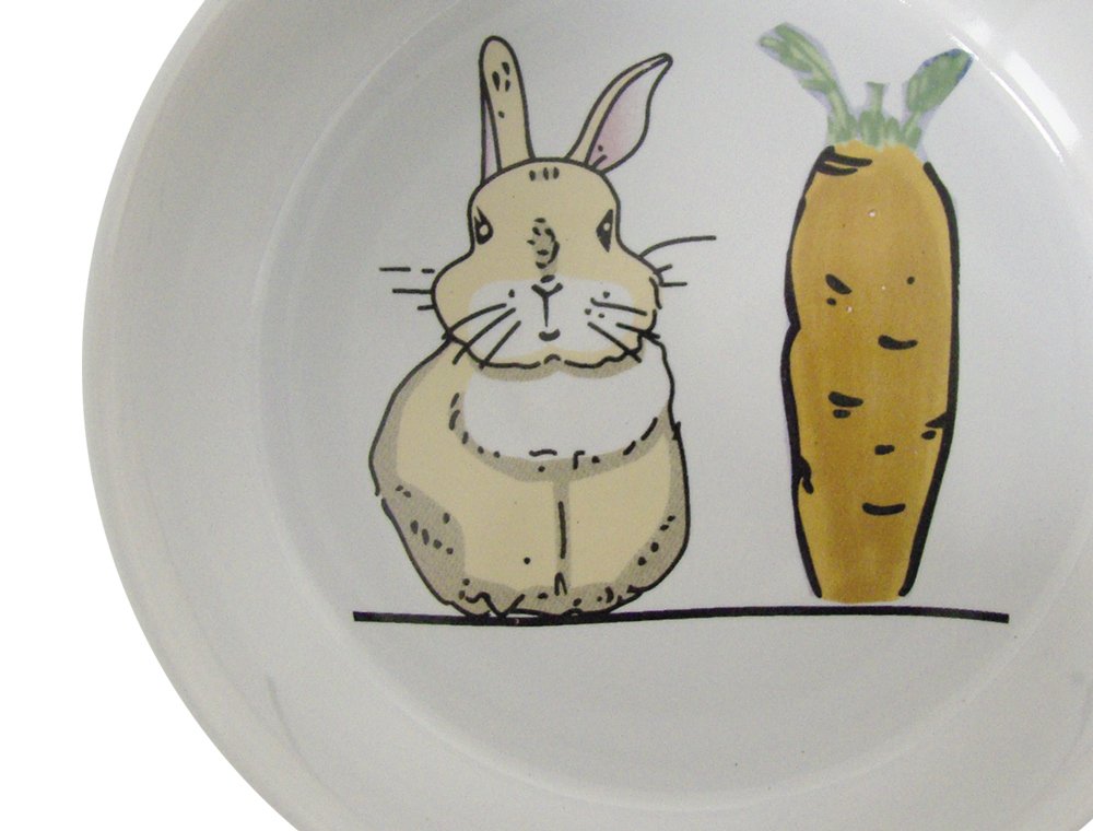 Nobby 73753 Ceramic Bowl Carrot Plus - White, 1 Stück (1er Pack) - Image 2