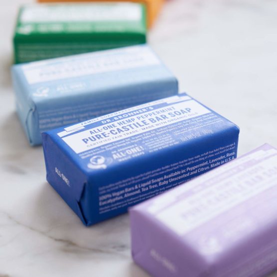 Dr. Bronners - Magic Pure-Castile Bar Soap Organic Peppermint - 5 oz. by DR. BRONNER'S - Image 3