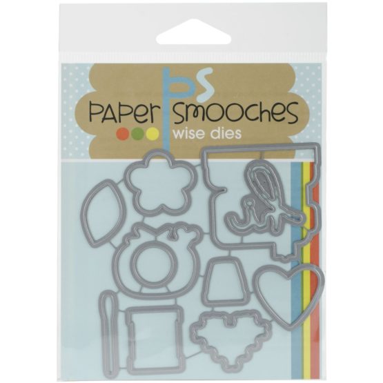 Paper Smooches Die Needle Little Love, Acrylic, Multicolour, 0.25x10.79x15.24 cm