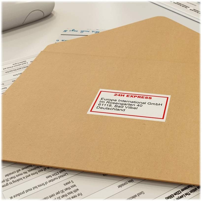 Brother DK-22251 Label Roll, Continuous Length Paper, Black/Red on White, Single Label Roll, 62mm (W) x 15.24M (L) - Image 3
