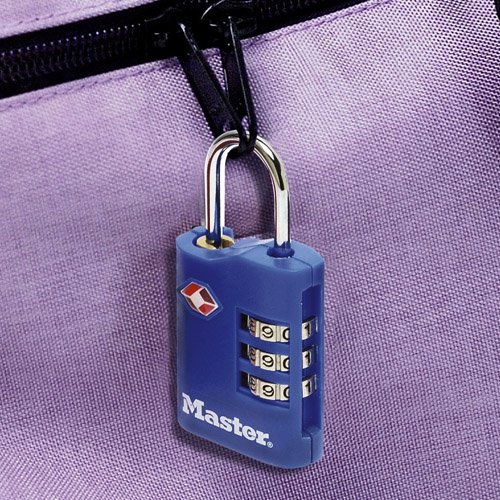 Master Lock Pack of 2 Combination Travel Padlocks TSA Certified, Red, Combination Padlock - Image 2