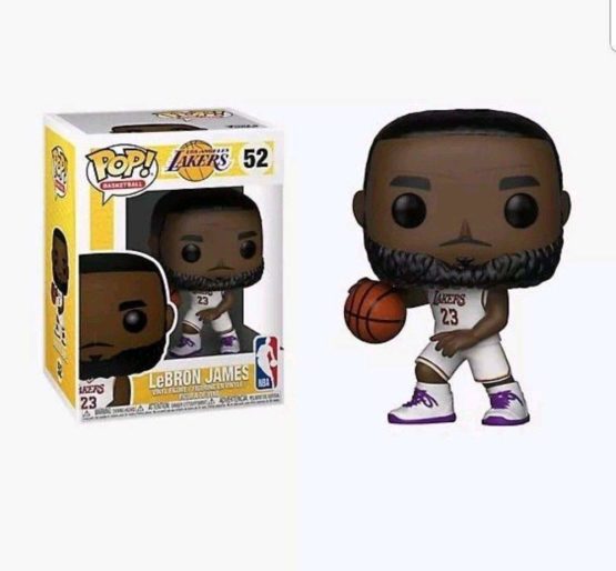 Funko 37271 POP Vinyl: NBA: Lakers: Lebron James (White Uniform), Multi