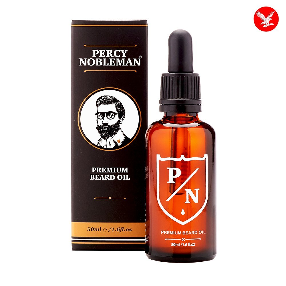 Beard Oil by Percy Nobleman - Premium Scented Blend (50ml), clear, 50 ml (Pack of 1)