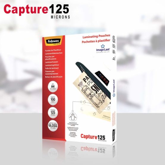 Fellowes ImageLast A4 125 Micron Laminating Pouch - (Pack of 25), 5396301 - Image 2