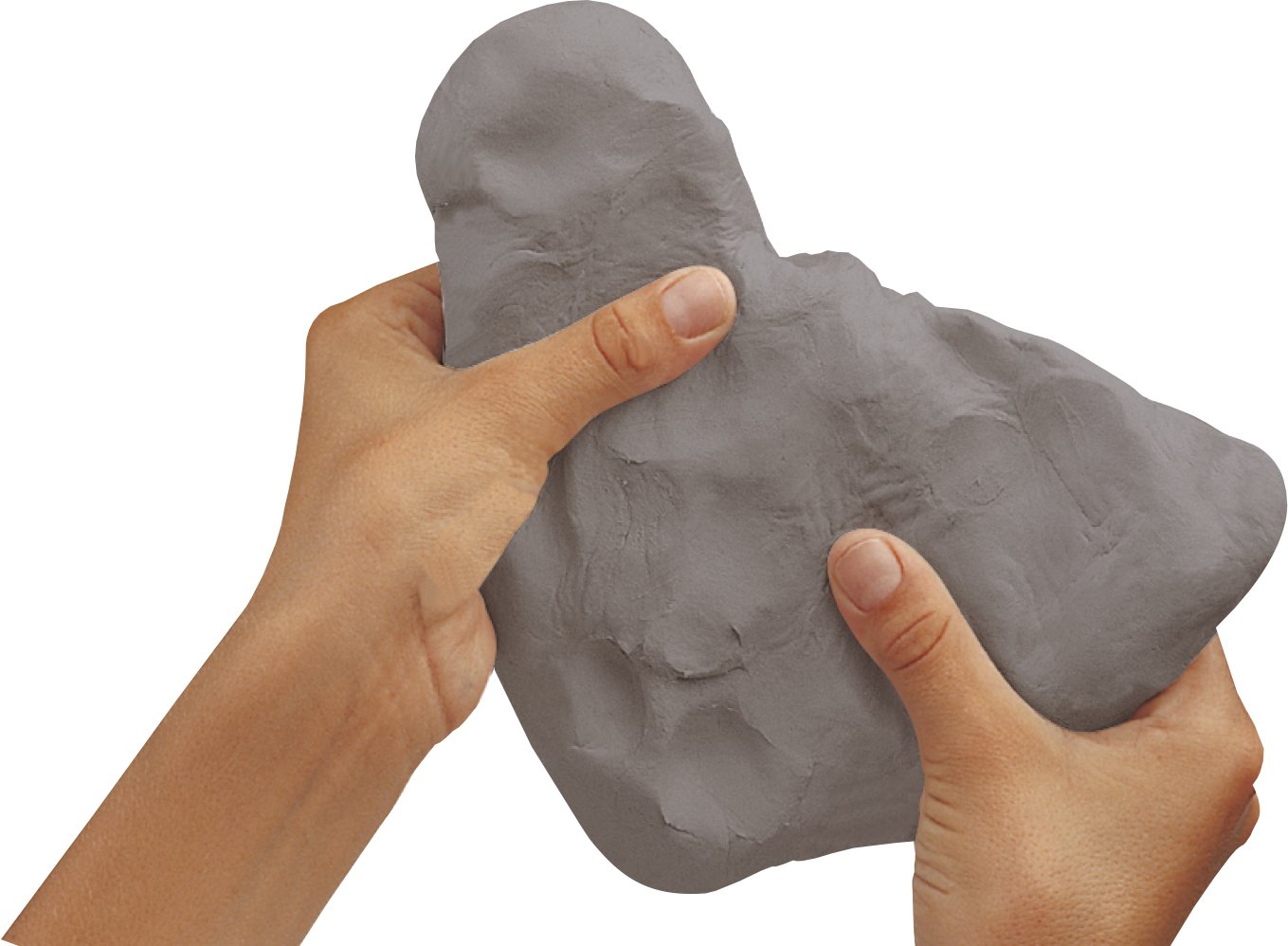 Jovi - Air Dry Modelling Clay Bar, No Baking Pottery Clay, Grey Colour, 500 gr, Non-Toxic and Gluten Free - Image 2