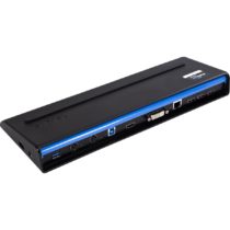 Targus USB 3.0 SuperSpeed Universal Dual Display Video Docking Station with Power, Black (ACP71EUZA)