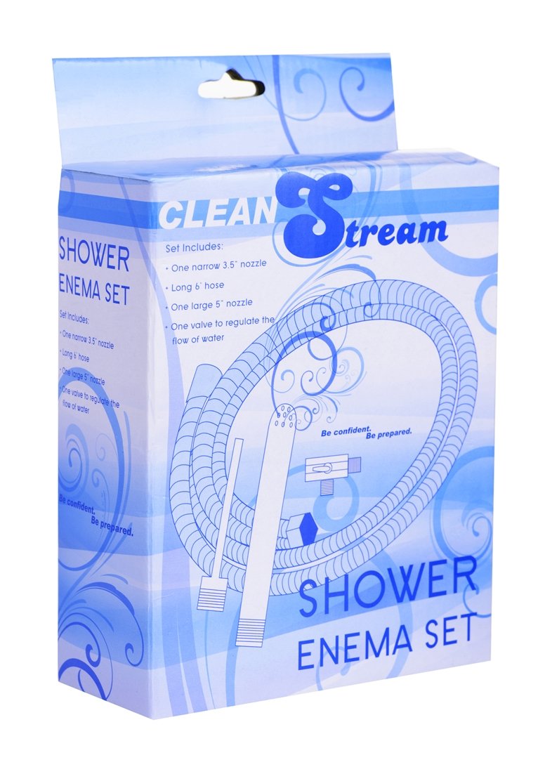 Cleanstream Shower Enema System with 6Foot Metal Hose, Dual Nozzle Set (3.5 & 5 Inch) - Image 2