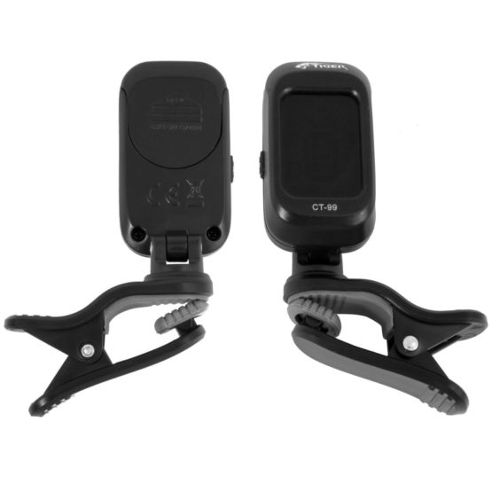 TIGER CT-99 | Chromatic Clip-On Tuner | Guitar Tuner | For Electric, Acoustic, Bass Guitar, Ukulele, Violin, Banjo | Black - Image 3