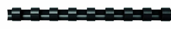 Fellowes A4 16 mm Plastic Binding Combs for Comb Binding Machine, Binds 101 to 120 Pages, Black, Pack of 25, 5332302