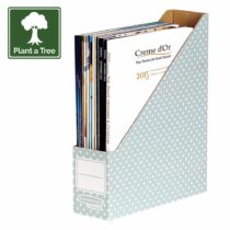 Bankers Box Magazine File, Pack of 10, Green and White