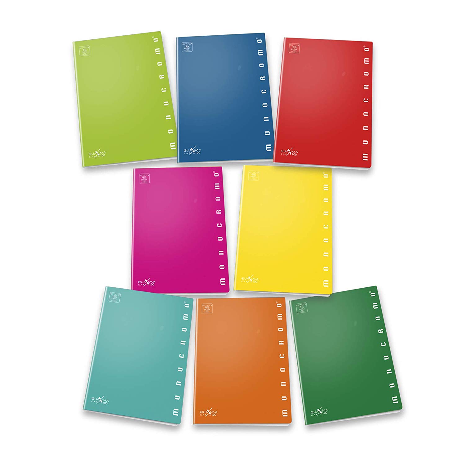 Pigna Monocromo Notebook, 100 g Stripes (0A) A4, mehrfarbig