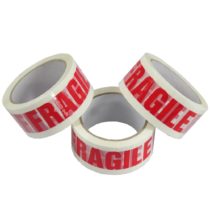Triplast 48 mm x 66 m Fragile Printed Low Noise Parcel Packing Tape (Pack of 12)