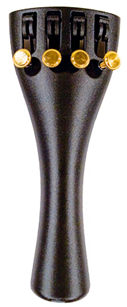 Wittner 4/4 Size Ultra Classic Gold Adjusters Tailpiece Violin, Black