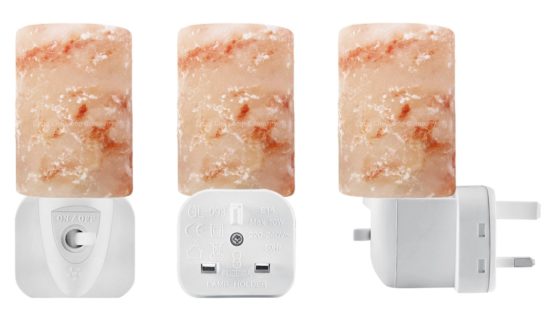 Long Life Lamp Company NLS01 Himalayan Salt Rock Lamp Plug In Night Light Air Purifier Switchable Natural Crystal Mood Light Hand Crafted - Image 3
