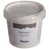 Rayher Modelling Paste, Box 500g, Light Grey, 9.5 x 9.5 x 8.5 cm
