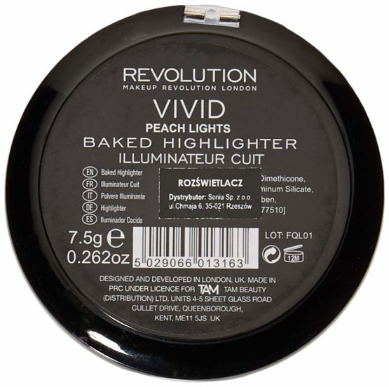 Makeup Revolution Vivid Baked Highlighter, 8 Grams - Image 2