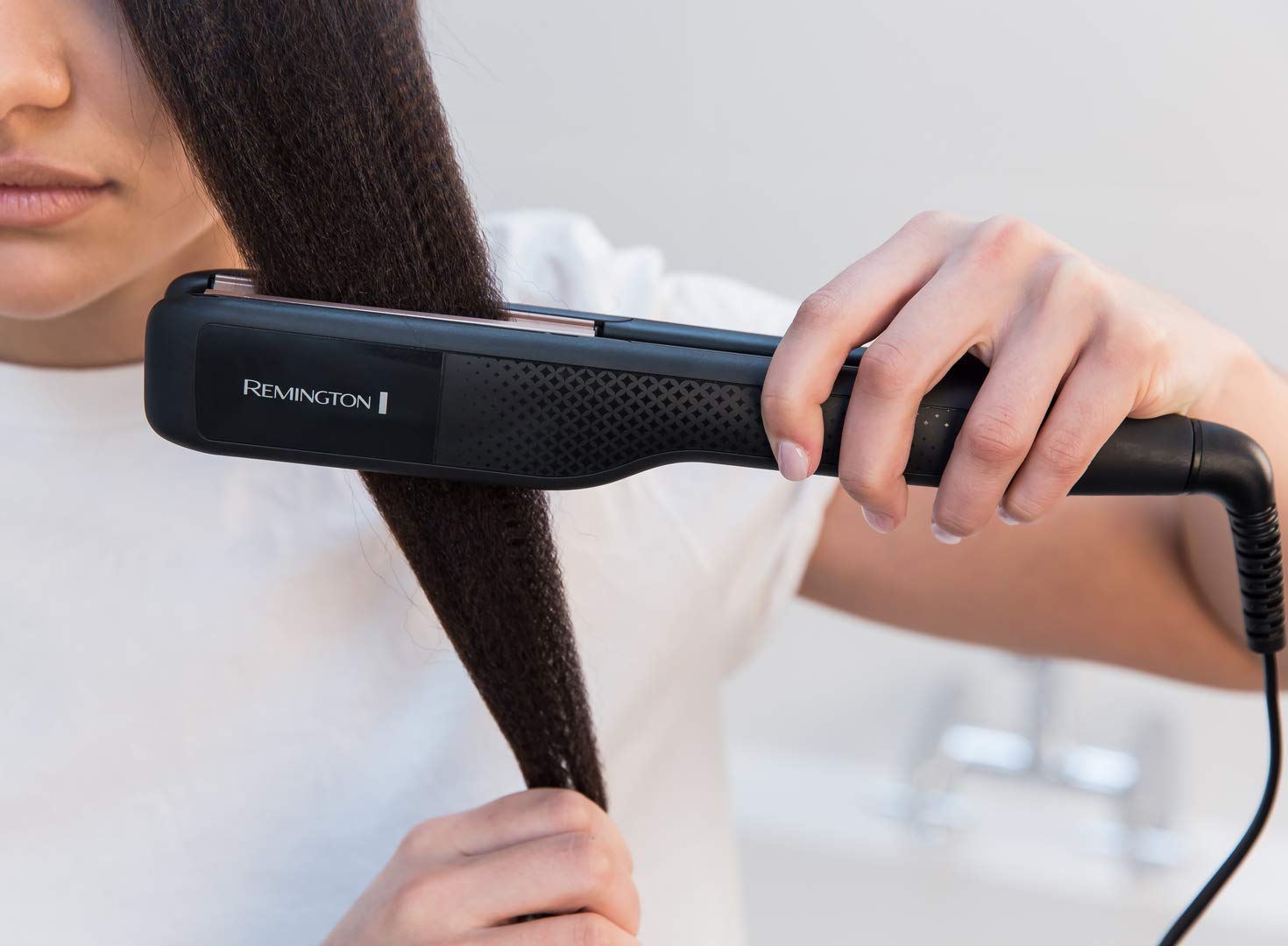 Remington S 3580 Ceramic Crimp for Hair, Black - Image 3