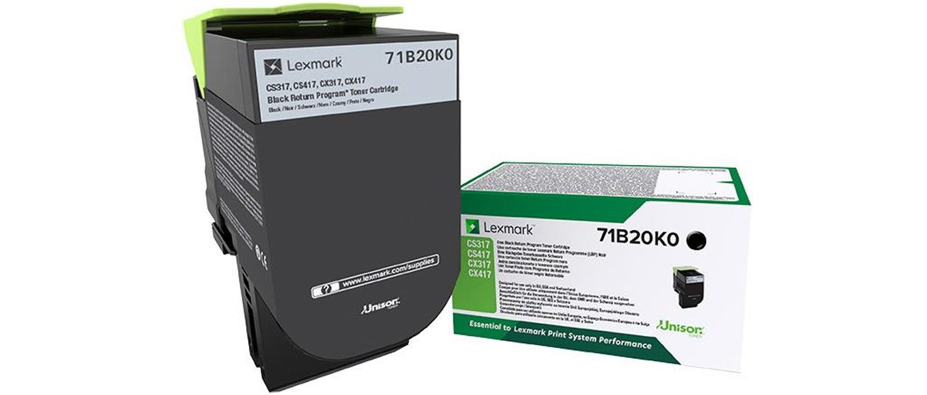 Lexmark Blk Tnr Cart 3K RP 71B20K0, black, einheitsgröße