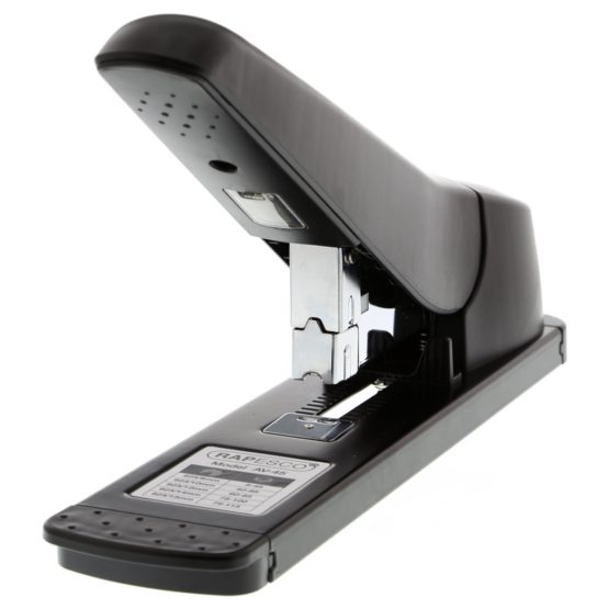 Rapesco 1063 AV-45 Heavy Duty Stapler - 115 Sheet Capacity - Black - Image 3