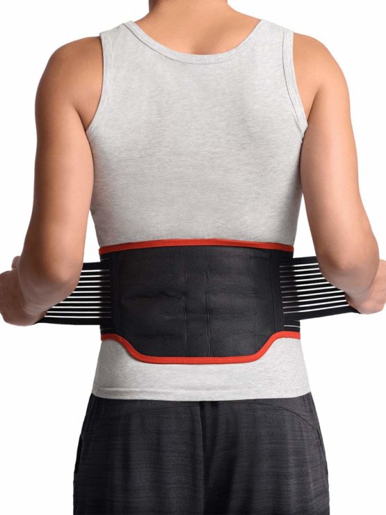 MAXAR BMS-511 X-Large Bio-Magnetic Deluxe Back Support Belt Far Infared with Cera Heat Fabric