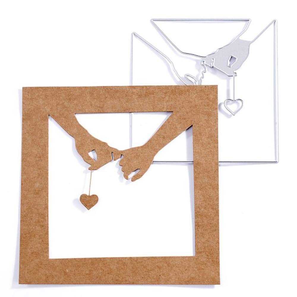 Vaessen Creative Handwerk Stanzschablone Zum Basteln, Haltende Hände, Erstellen komplexer Designs für Scrapbooking - Image 2