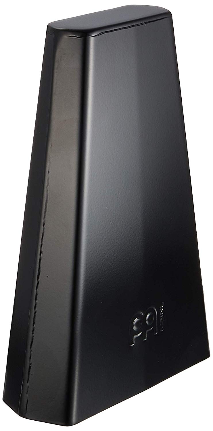 Meinl Percussion Bongo Cowbell Instrument - Very Large Idiophone - Length 8 Inches - Powder-Coated Steel, Black (BCOB)