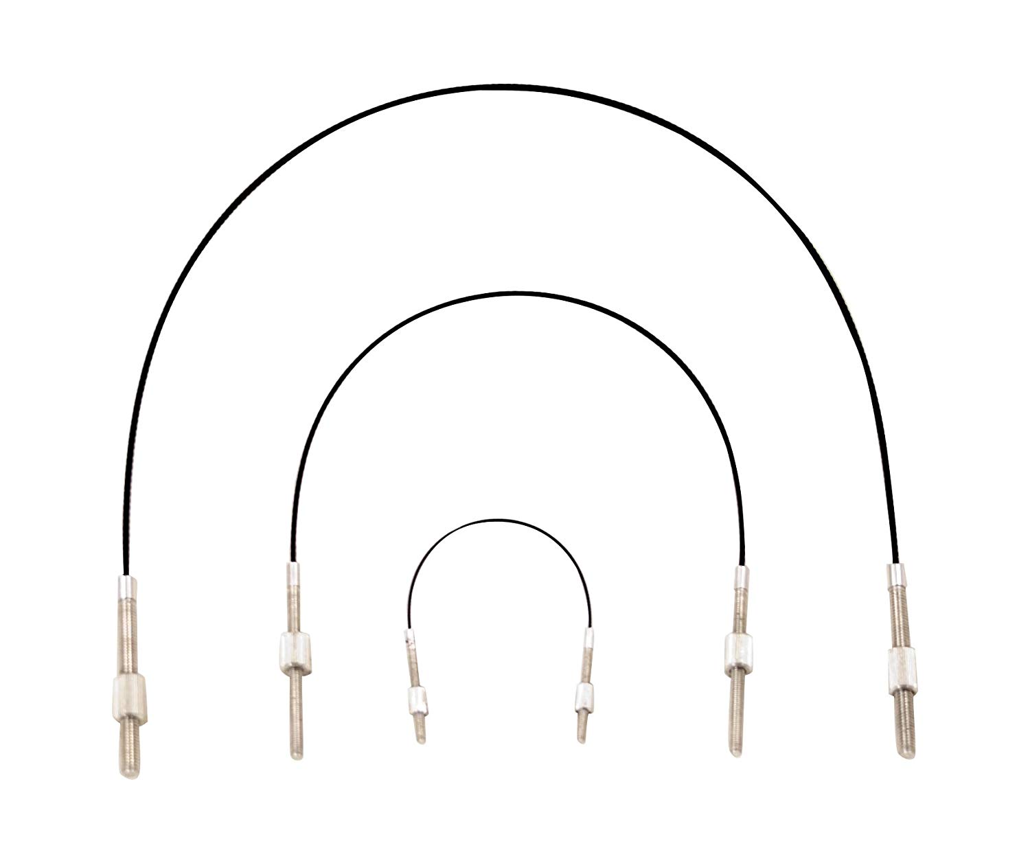 Wittner Stainless Steel Cello Tailpiece Wire, Black|Silver, 4/4-7/8