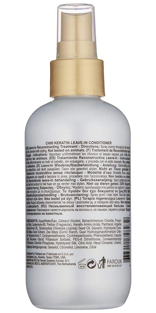Maintain. Repair. Protect. by CHI Keratin Leave-in Conditioner 177ml, all hair colours, 177 ml (Pack of 1) - Image 3