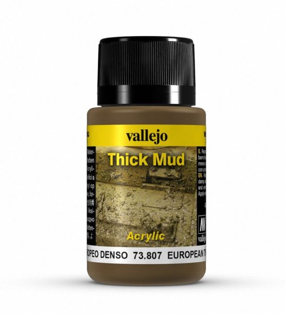 Vallejo 40 ml"European Thick Mud" Weathering Effect Bottle