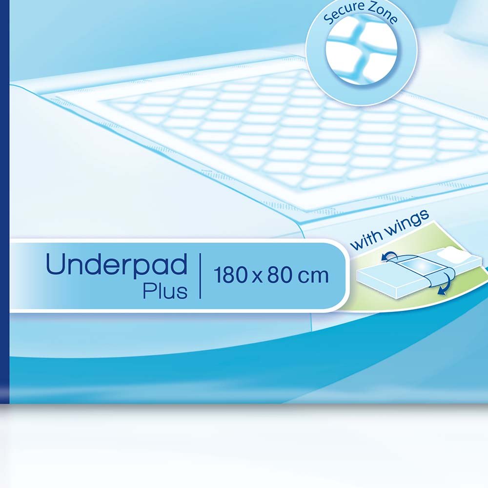 Tena Disposable Bed and Chair Pads 180 x 80 cm (71 x 31.5 inch) - Pack 20 (Eligible for VAT relief in the UK) - Image 4