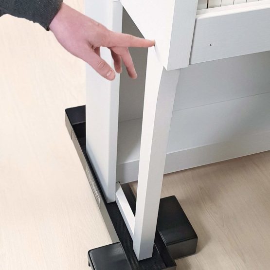 Musisca CASTOR-GLIDE Digital Piano Castors - Black - Image 3