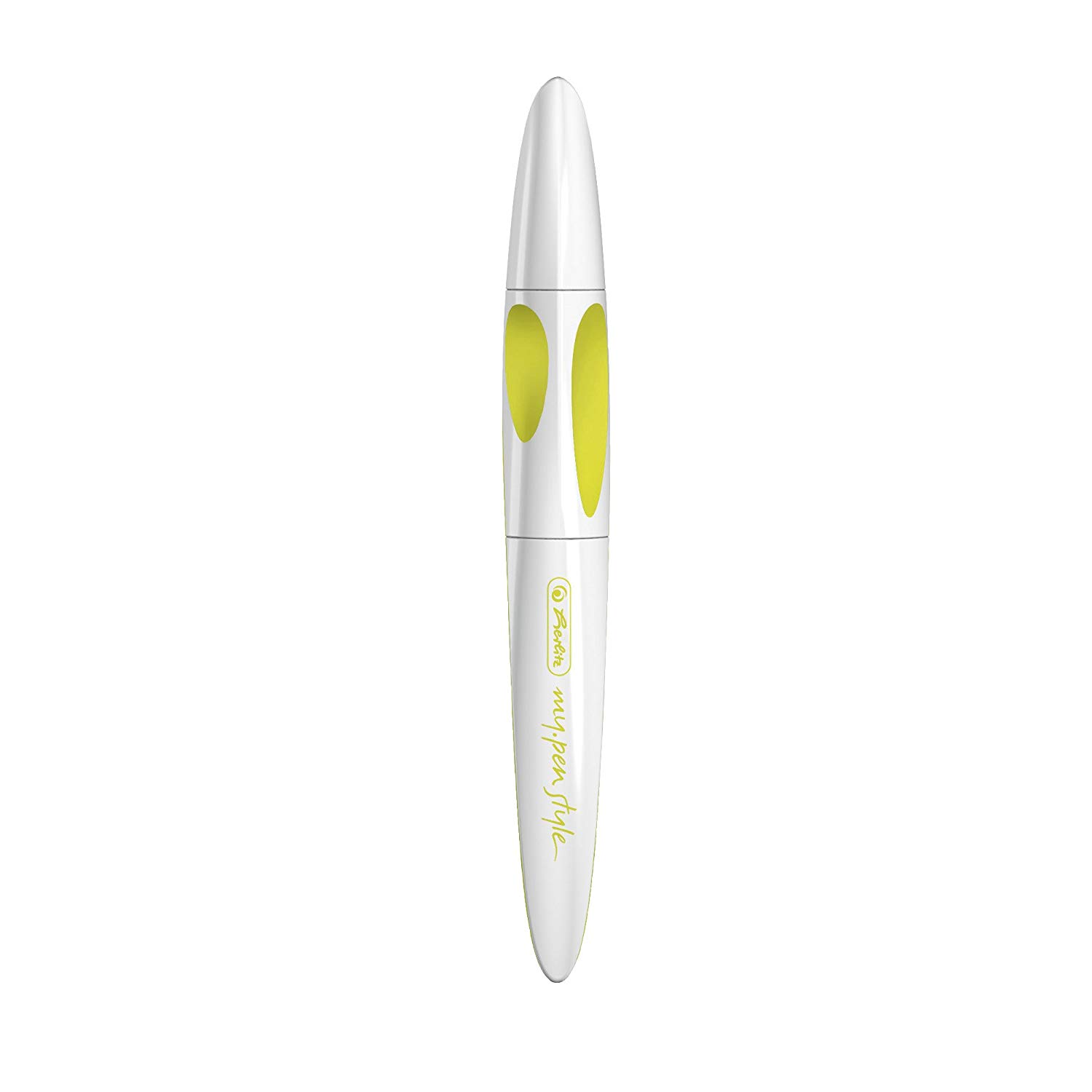 Herlitz My Pen Style Rollerball Pen - Fresh Citrus, Yellow, White - Image 2