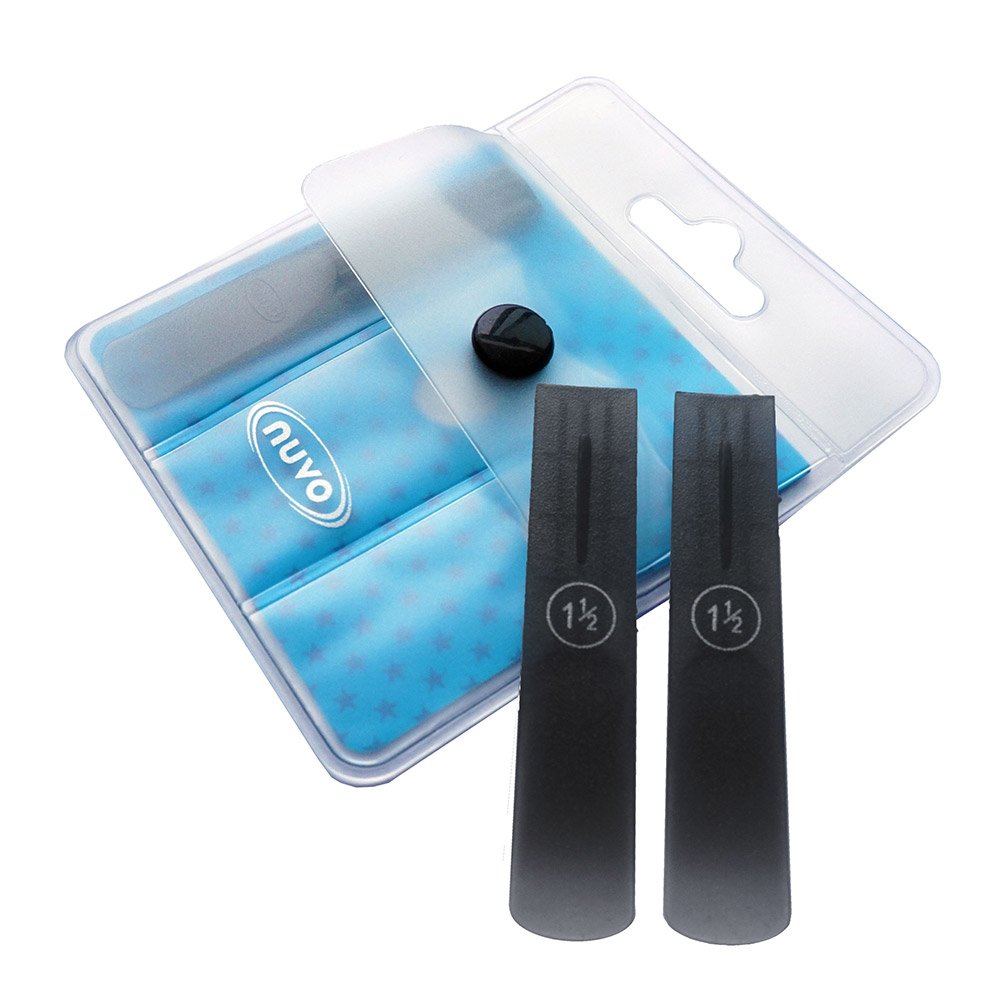 Nuvo N160RD15 Plastic Reed, Strength 1.5, Set of 3 Pieces, multicoloured