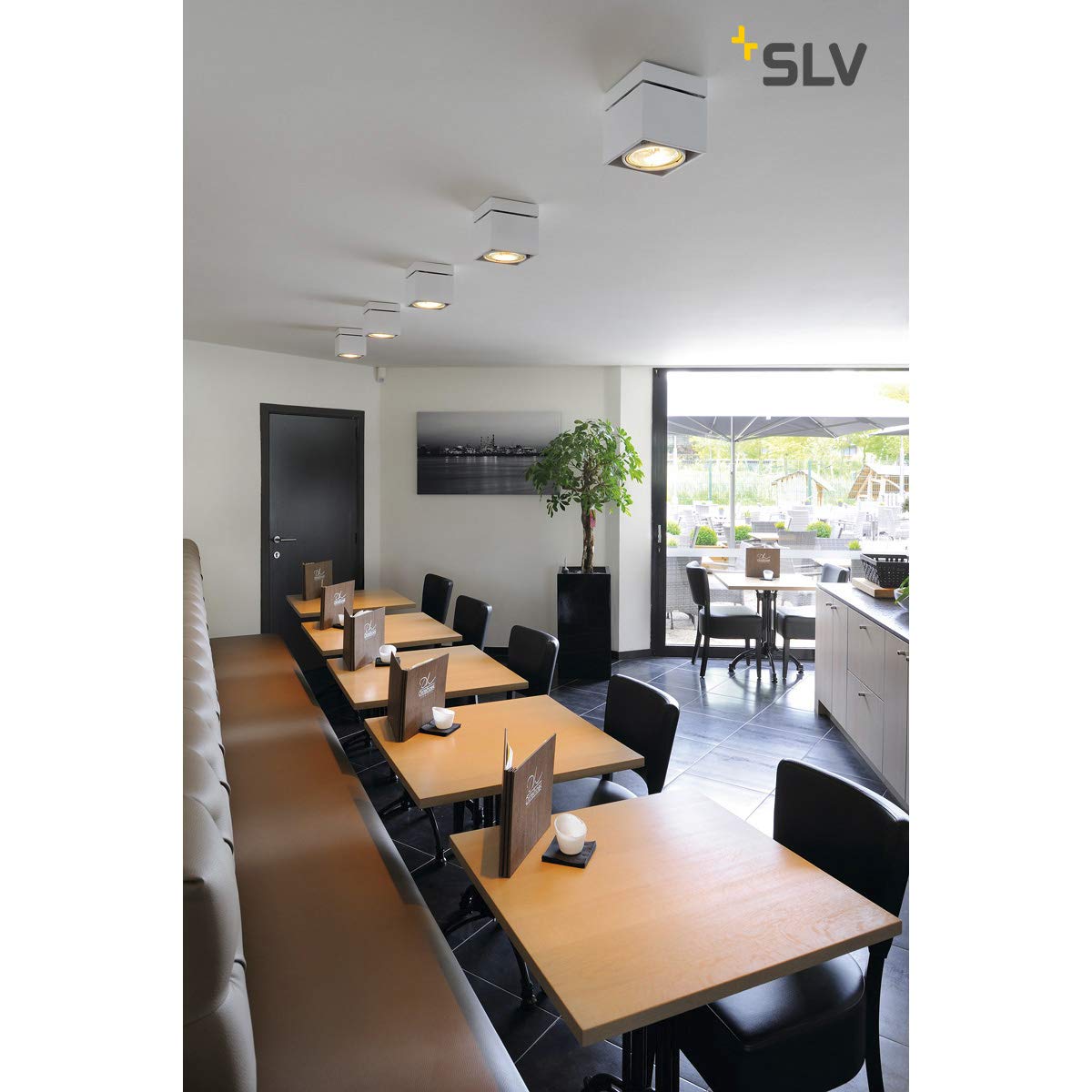 SLV Ceiling Spotlight / Spot, Floodlight, Surface-Mounted Light, Internal Lighting / GU10 75W White, Einflammig - Image 3