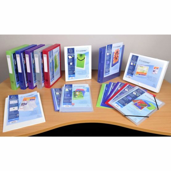 Exacompta Kreacover Opaque Rigid PP Display Book, A4, 10 pockets - White - Image 2
